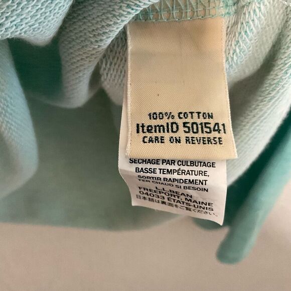 LL Bean Shirt Mens Size M Blue‎ Mock Neck Pullover Long Sleeve Cotton Buttons - Picture 6 of 8